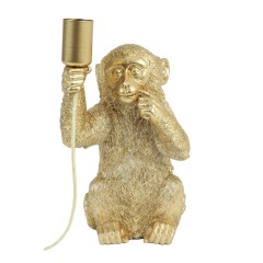TABLE LAMP MONKEY GOLD     - TABLE LAMPS